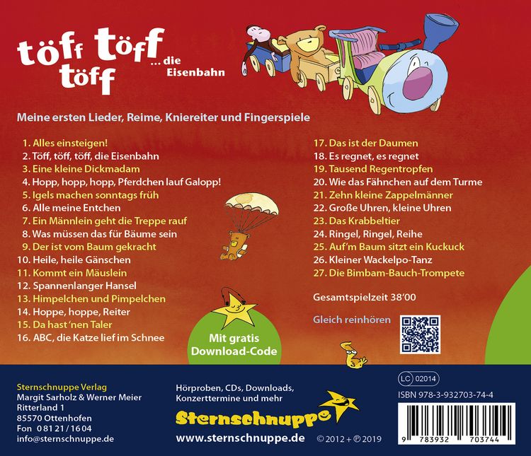 Produktbild: T&ouml;ff t&ouml;ff t&ouml;ff die Eisenbahn