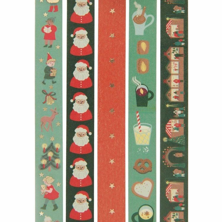 Produktbild: Tape Set Weihnachtsmarkt, Classic MIX, 5 Stk.