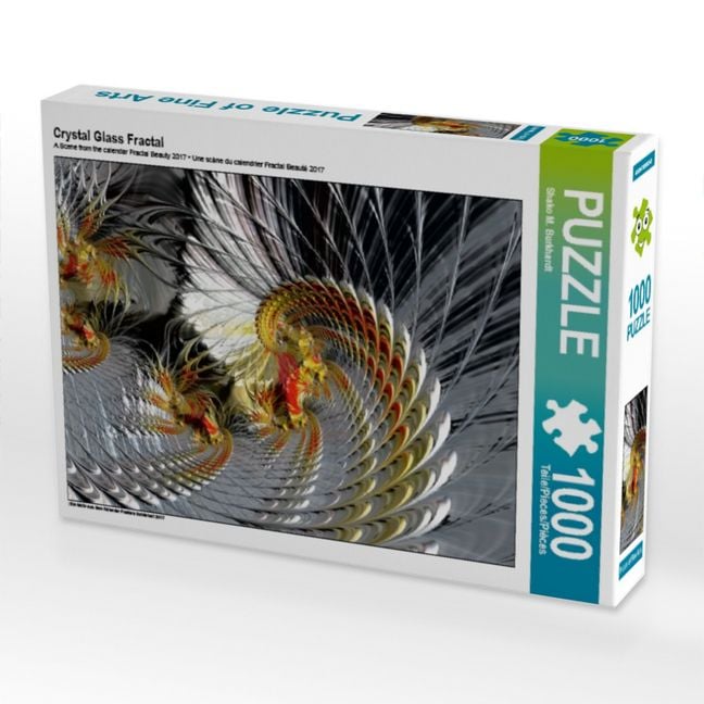 Produktbild: CALVENDO Puzzle Crystal Glass Fractal | 1000 Teile Lege-Gr&ouml;&szlig;e 64x48cm Foto-Puzzle f&uuml;r gl&uuml;ckliche Stunden