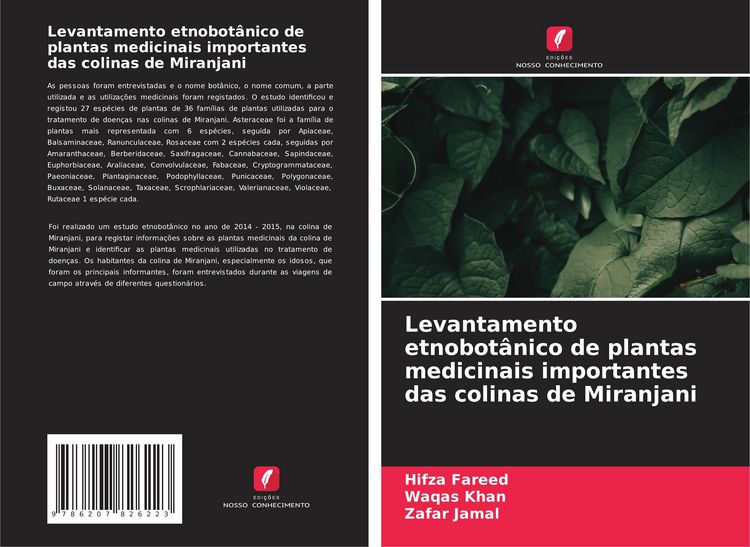 Produktbild: Levantamento etnobot&acirc;nico de plantas medicinais importantes das colinas de Miranjani
