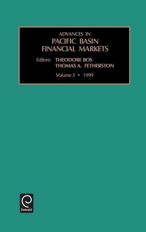 Produktbild: Advances in Pacific Basin Financial Markets