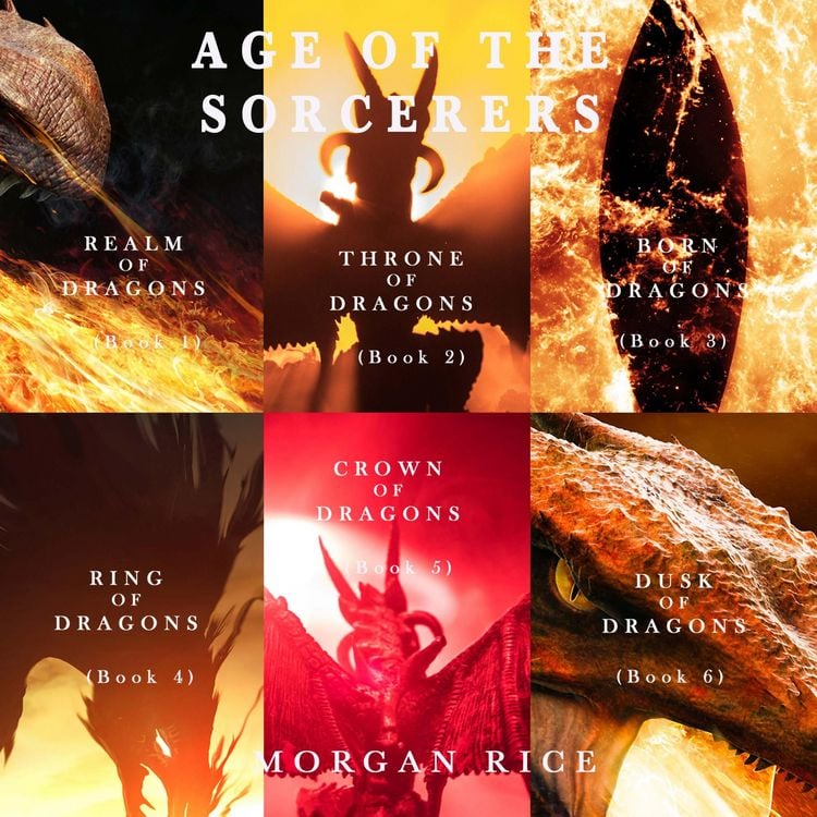 Produktbild: An Age of the Sorcerers Bundle: Realm of Dragons (#1), Throne of Dragons (#2), Born of Dragons (#3), Ring of Dragons (#4), Crown of Dragons (#5), and Dusk of Dragons (#6)