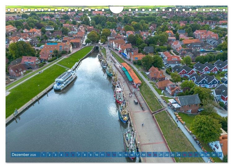 Produktbild: Greetsiel, die ostfriesische Perle und seine Umgebung (Wandkalender 2026 DIN A4 quer), CALVENDO Monatskalender