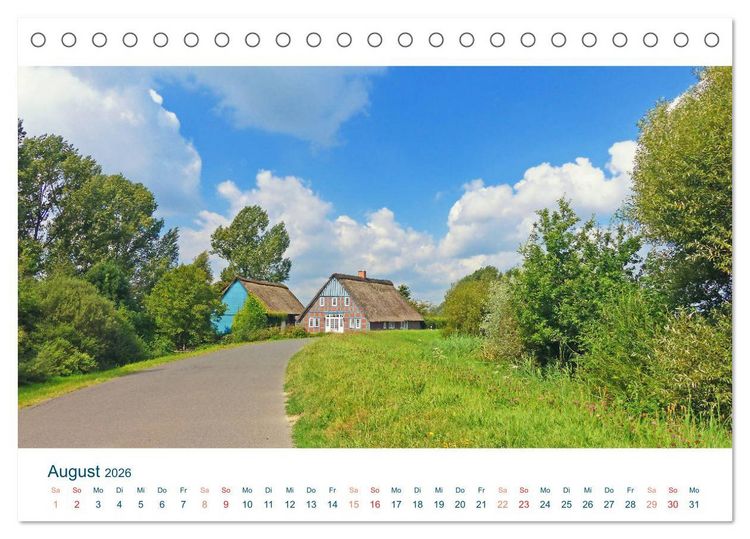 Produktbild: Moin aus Bremen. Herzlich willkommen in unserem Dorf mit Stra&szlig;enbahn (Tischkalender 2026 DIN A5 quer), CALVENDO Monatskalender