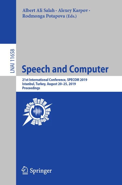 Produktbild: Speech and Computer