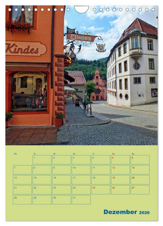 Produktbild: F&uuml;ssen - Ein Allg&auml;uer Terminplaner (Wandkalender 2026 DIN A4 hoch), CALVENDO Monatskalender