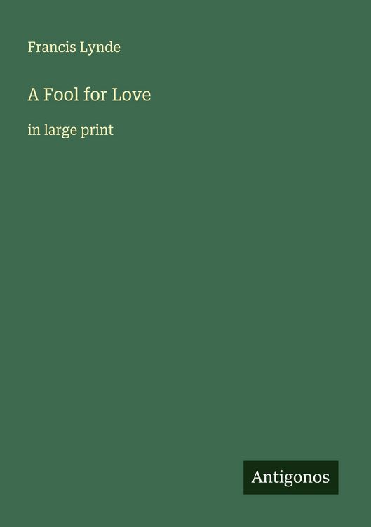 Produktbild: A Fool for Love