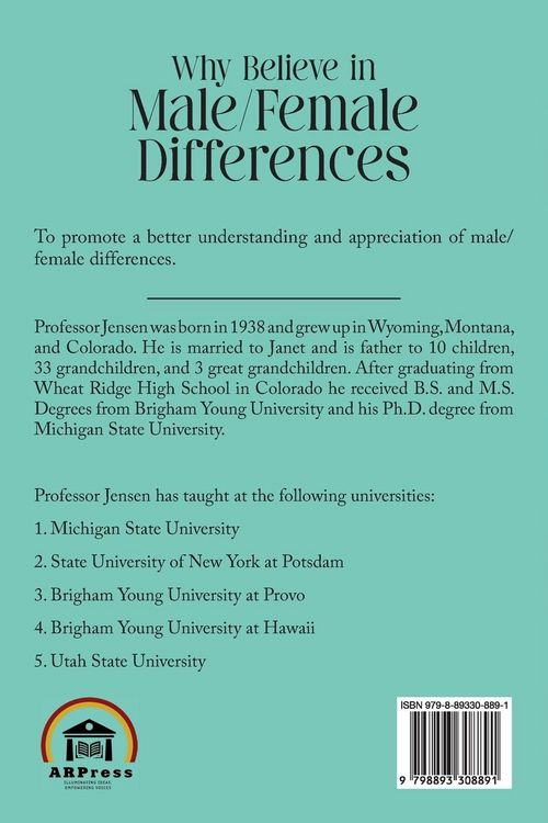 Produktbild: Why Believe in Male/Female Differences