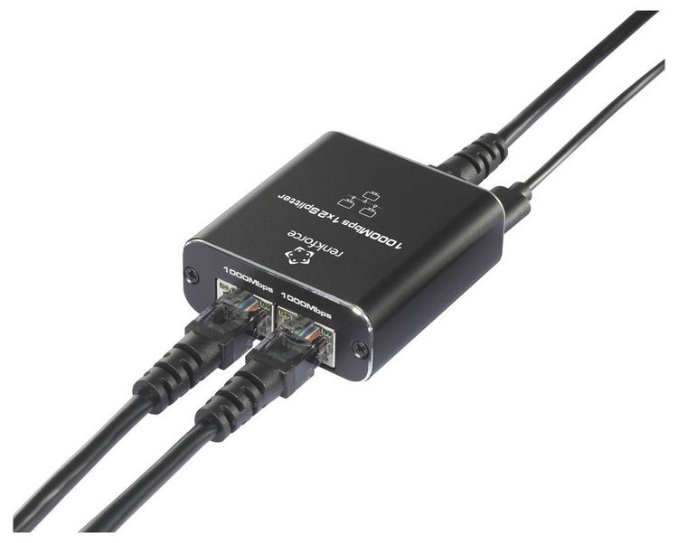 Produktbild: Renkforce RF-6739678 RF-GES-200 Netzwerk Switch RJ45 2 Port USB-Stromversorgung