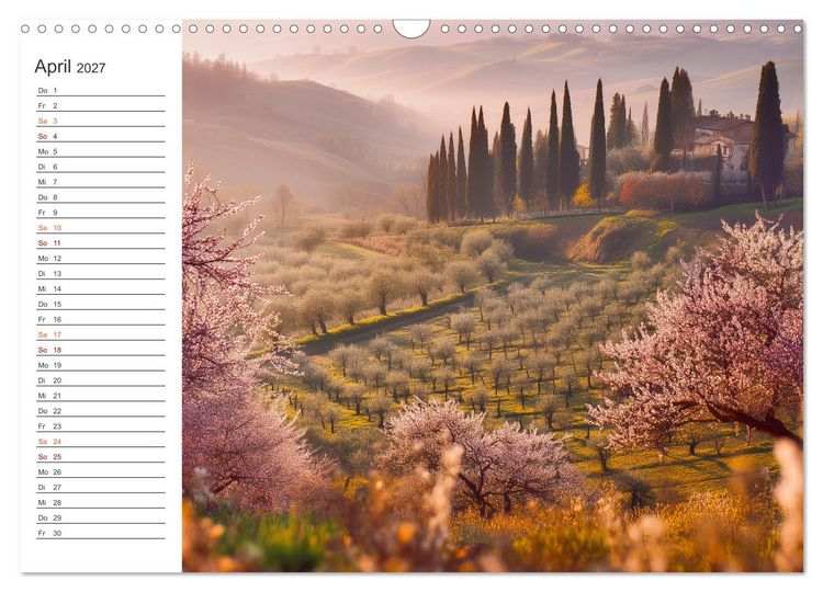 Produktbild: Zwischen Reben und Himmel (Wandkalender 2027 DIN A3 quer), CALVENDO Monatskalender