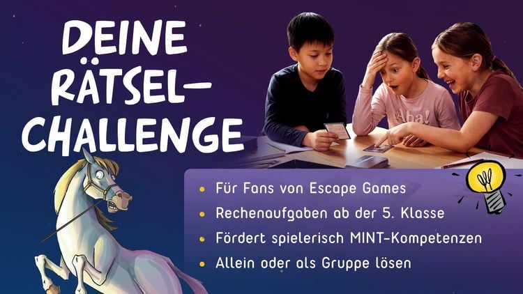 Produktbild: Deine R&auml;tsel-Challenge. Das entf&uuml;hrte Pferd
