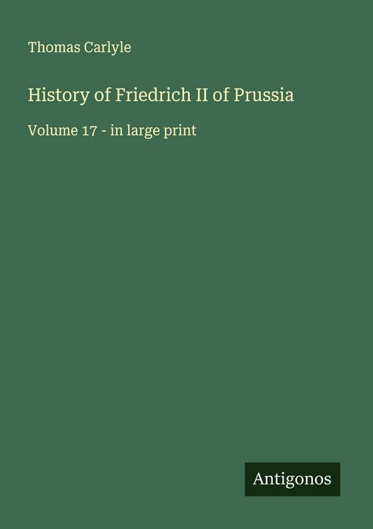 Produktbild: History of Friedrich II of Prussia
