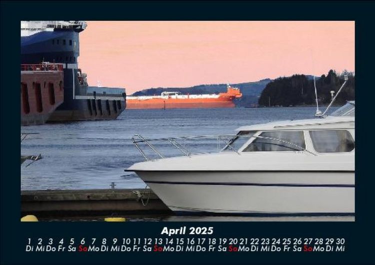 Produktbild: Boote und Segelschiffe 2025 Fotokalender DIN A5