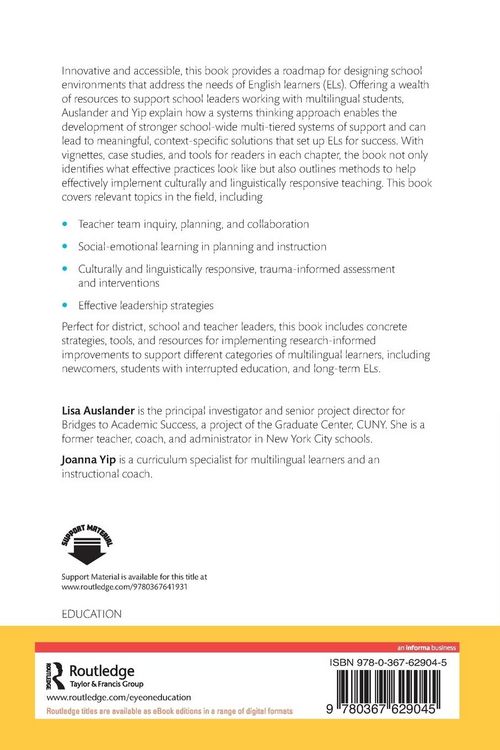 Produktbild: School-wide Systems for Multilingual Learner Success