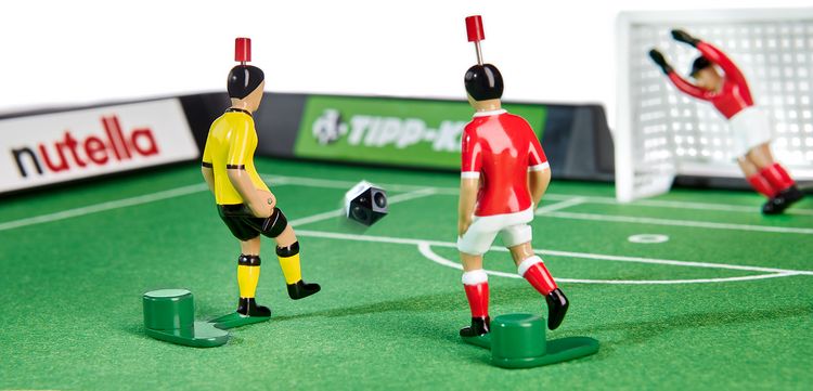 Tipp-Kick 75 Jahre Mieg - Jeu De Football De Table Allemagne/France, Complet TBE