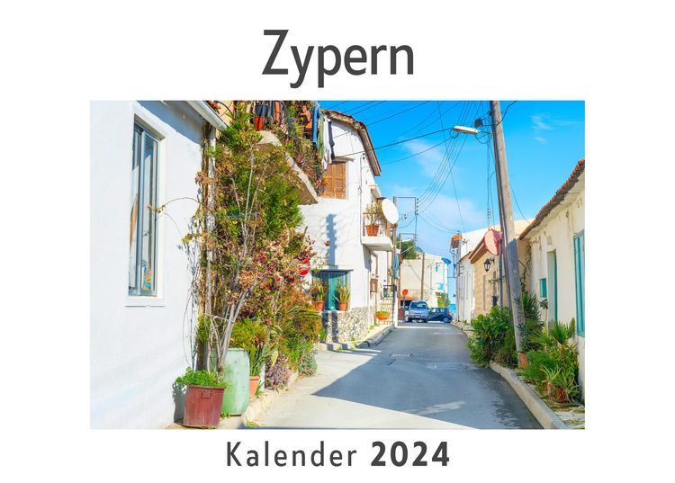 Produktbild: Zypern (Wandkalender 2024, Kalender DIN A4 quer, Monatskalender im Querformat mit Kalendarium, Das perfekte Geschenk)