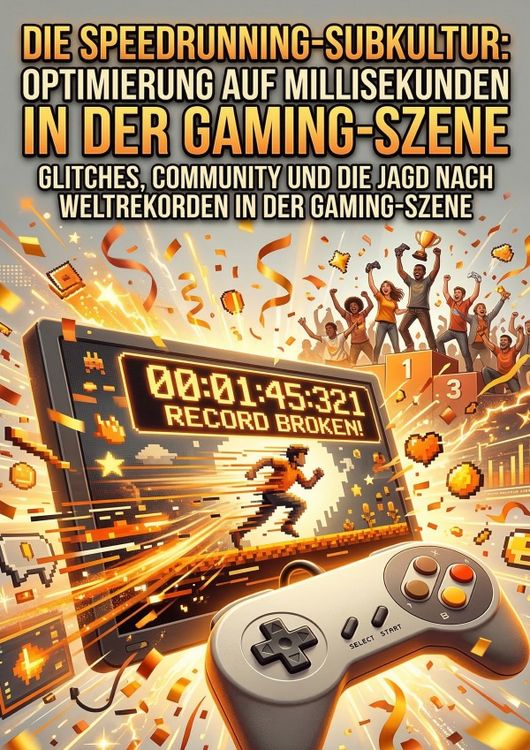 Produktbild: Die Speedrunning-Subkultur: Optimierung auf Millisekunden in der Gaming-Szene