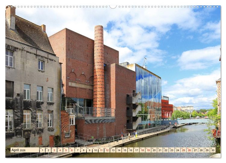 Produktbild: Das belgische Mecheln (hochwertiger Premium Wandkalender 2026 DIN A2 quer), Kunstdruck in Hochglanz
