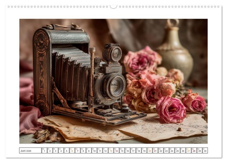 Produktbild: Zeitgefl&uuml;ster (Wandkalender 2026 DIN A2 quer), CALVENDO Monatskalender
