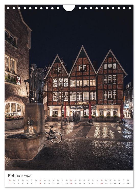 Produktbild: M&uuml;nster - stimmungsvoll und harmonisch (Wandkalender 2026 DIN A4 hoch), CALVENDO Monatskalender