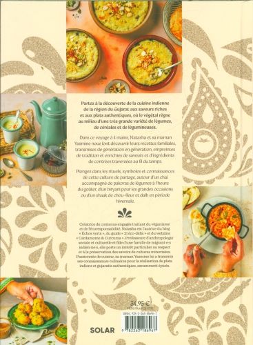 Produktbild: Cuisine indienne vegan : recettes v&eacute;g&eacute;tales d'une famille du Gujarat