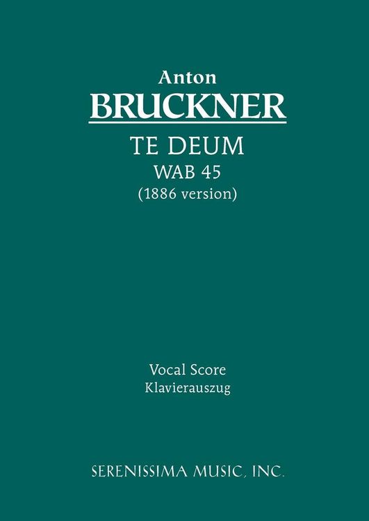 Produktbild: Te Deum, WAB 45