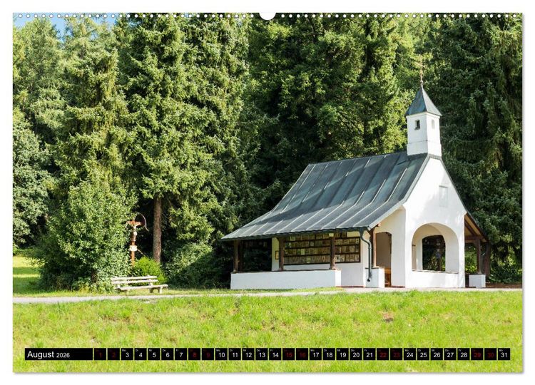 Produktbild: Bayerische Landschaften - Ein Streifzug durch das Dachauer Land (Wandkalender 2026 DIN A2 quer), CALVENDO Monatskalender