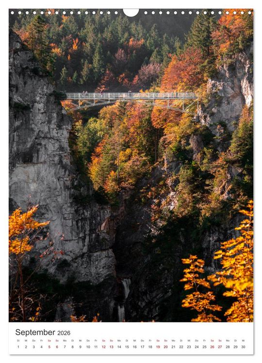 Produktbild: Herbstliches Allg&auml;u (Wandkalender 2026 DIN A3 hoch), CALVENDO Monatskalender