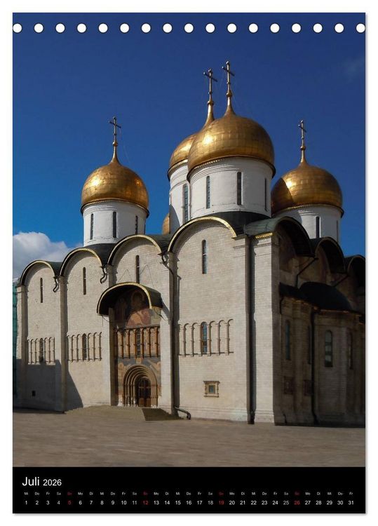 Produktbild: Moskau - Moscow - Ein Stadtportr&auml;t (Tischkalender 2026 DIN A5 hoch), CALVENDO Monatskalender