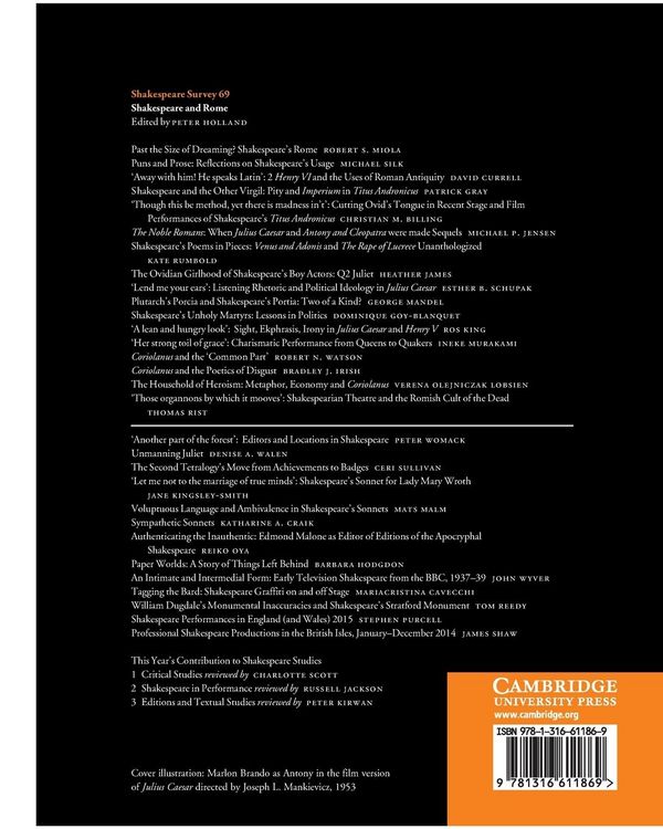 Produktbild: Shakespeare Survey