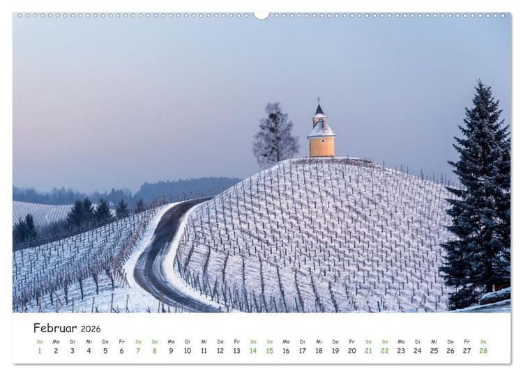 Produktbild: S&uuml;dsteiermark365 (Wandkalender 2026 DIN A2 quer), CALVENDO Monatskalender