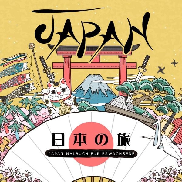Produktbild: Japan Malbuch f&uuml;r Erwachsene