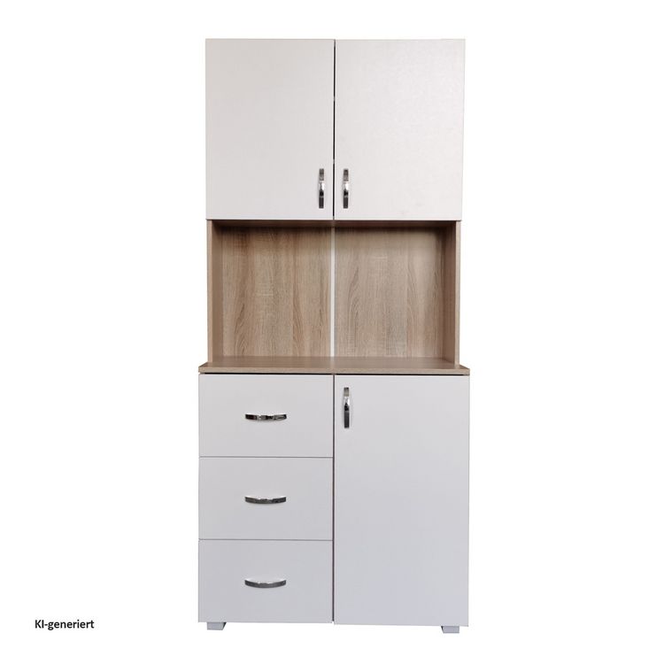 Produktbild: HTI-Living HTI-Living K&uuml;chenschrank Wei&szlig;/Sonoma Blanca HTI-Living K&uuml;chenschrank Wei&szlig;/Sonoma Blanca