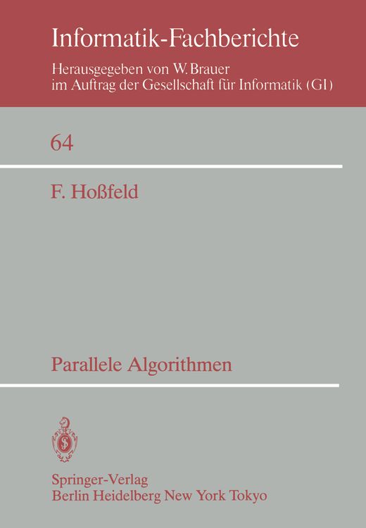 Produktbild: Parallele Algorithmen