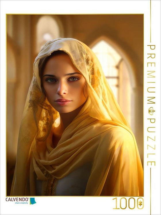 Produktbild: CALVENDO Puzzle Arabische Prinzessin | 1000 Teile Lege-Gr&ouml;&szlig;e 64x48cm Foto-Puzzle f&uuml;r gl&uuml;ckliche Stunden
