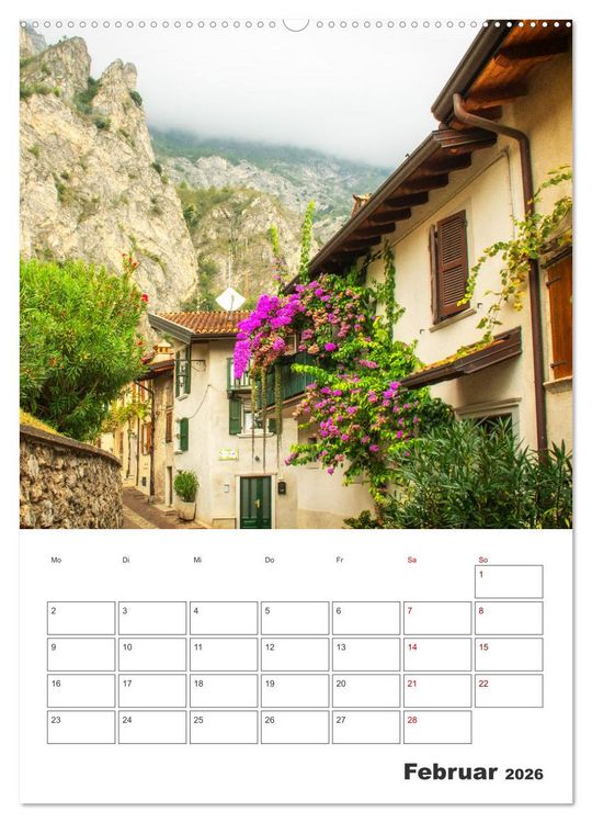 Produktbild: Limone sul Garda - Urlaubsplaner (Wandkalender 2026 DIN A2 hoch), CALVENDO Monatskalender