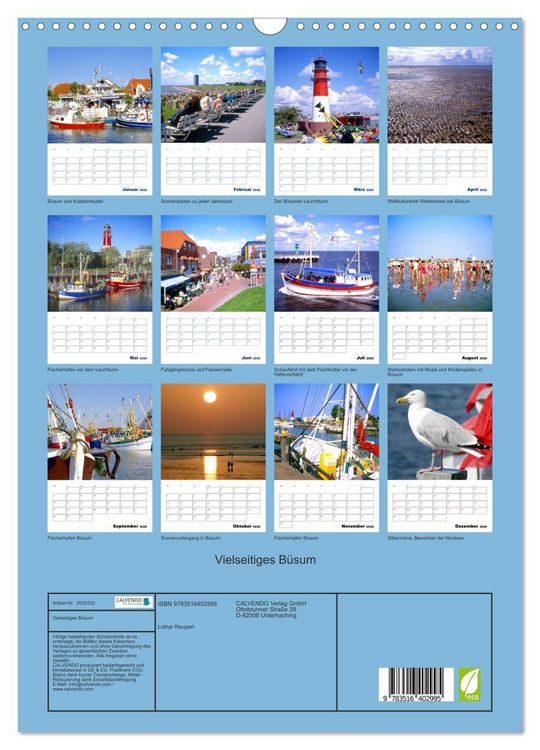 Produktbild: Vielseitiges B&uuml;sum (Wandkalender 2026 DIN A3 hoch), CALVENDO Monatskalender