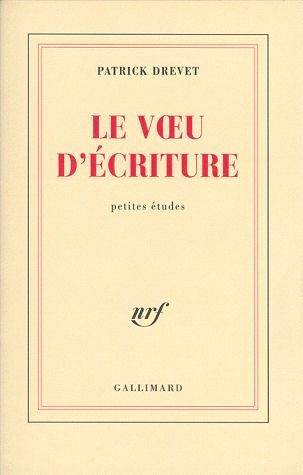 Produktbild: Le voeu d'&eacute;criture