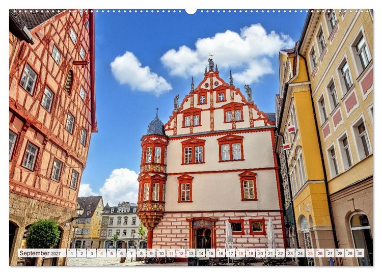 Produktbild: Coburg - Veste, Markt & mehr (hochwertiger Premium Wandkalender 2027 DIN A2 quer), Kunstdruck in Hochglanz