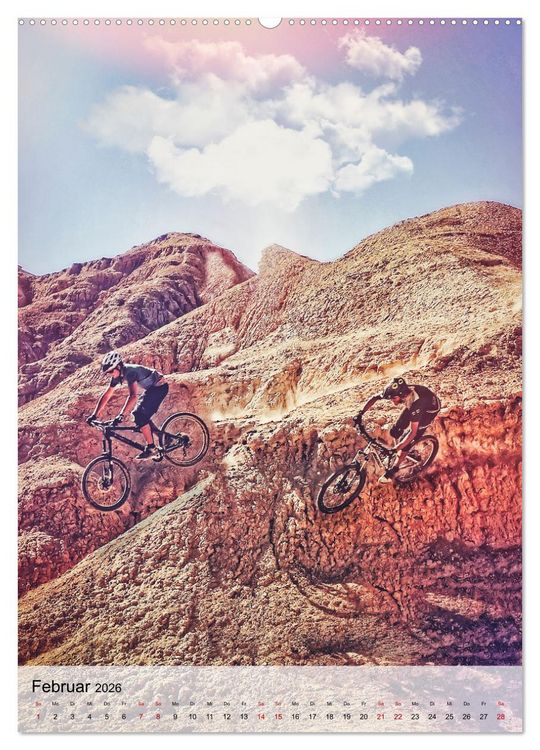 Produktbild: Mountainbike - einfach Spa&szlig; (hochwertiger Premium Wandkalender 2026 DIN A2 hoch), Kunstdruck in Hochglanz