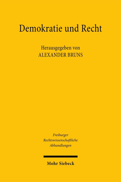 Produktbild: Demokratie und Recht