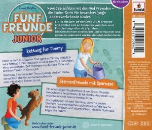 Produktbild: F&uuml;nf Freunde Junior 09: Rettung f&uuml;r Timmy / Sternenfreunde mit Sp&uuml;rnase