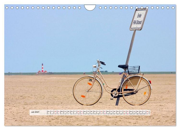 Produktbild: K&uuml;stenzauber Nordfriesland (Wandkalender 2027 DIN A4 quer), CALVENDO Monatskalender