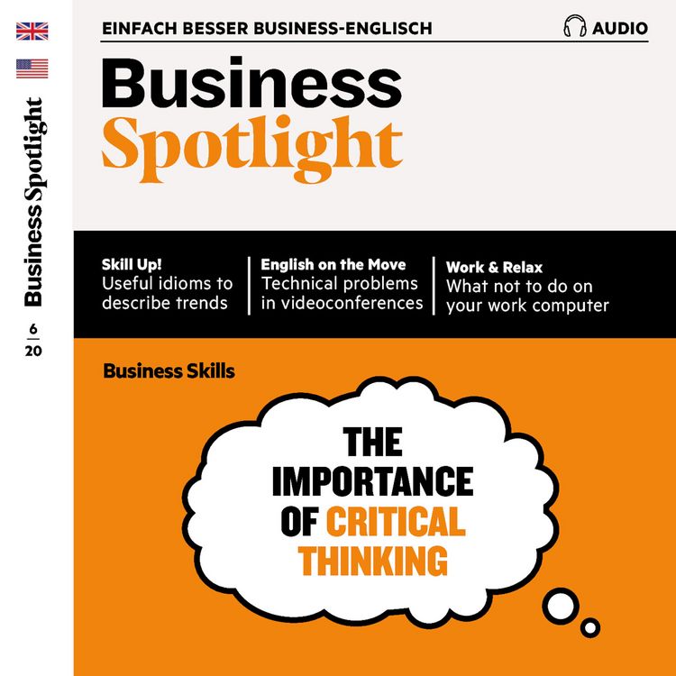 Produktbild: Business-Englisch lernen Audio - Critical thinking