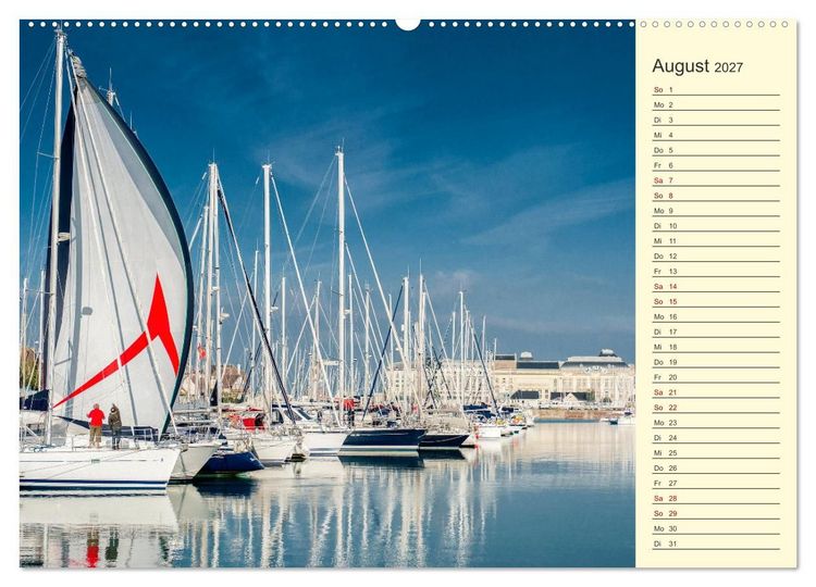 Produktbild: Zauberhafte Normandie: Frankreichs wilde, wunderbare K&uuml;ste (hochwertiger Premium Wandkalender 2027 DIN A2 quer), Kunstdruck in Hochglanz