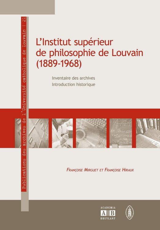 Produktbild: L'Institut sup&eacute;rieur de philosophie de Louvain (1889-1968)