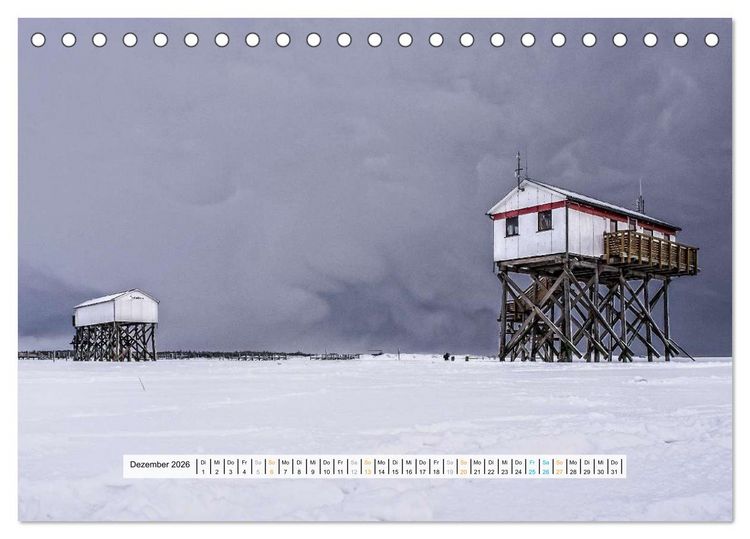 Produktbild: St. Peter-Ording (Tischkalender 2026 DIN A5 quer), CALVENDO Monatskalender