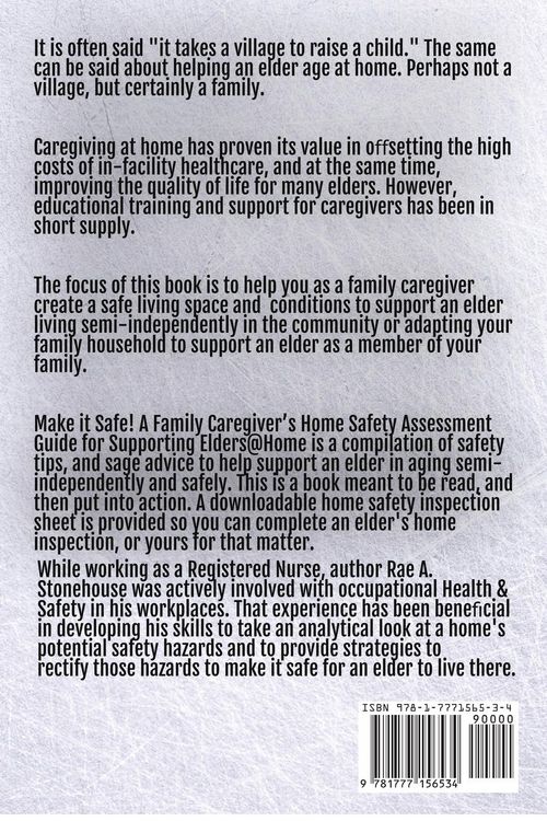Produktbild: Make It Safe! A Family Caregiver's Home Safety Assessment Guide for Supporting Elders@Home
