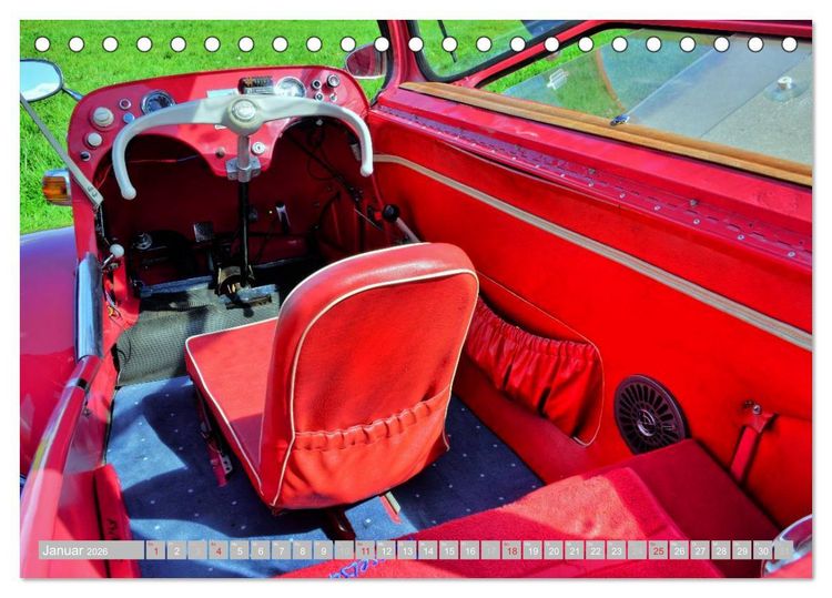 Produktbild: Messerschmitt KR 200 Kabinenroller (Tischkalender 2026 DIN A5 quer), CALVENDO Monatskalender