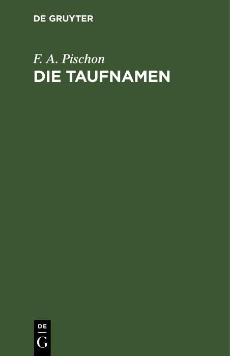 Produktbild: Die Taufnamen